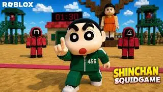 Shinchan Becomes a PRO SQUID GAME PLAYER in Roblox! 😱