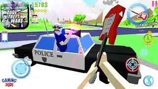 Dude Theft Wars: Open World Sandbox Simulator BETA - Selling POLICE CAR | Android Gameplay HD