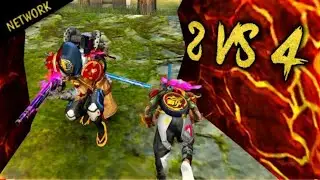 2 vs 4 Network Gamer vs Subscribers Custom❤️