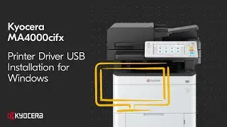 Kyocera MA4000cifx Printer Driver USB Installation for Windows