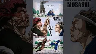 Yujiro Hanma👹 vs Miyamoto Musashi🥶, Baki Dou : New Season | #baki #yujirohanma #shorts
