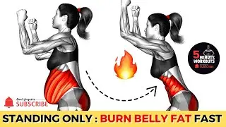 30 Min to Lose That STUBBORN BELLY FAT 🔥 How to Lose Belly Fat in 1 Week at Home