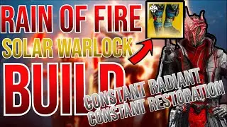 Destiny 2: Insane Solar Warlock Build, Infinite Restoration And Radiant (Rain Of Fire)