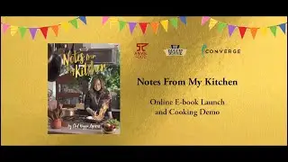 Reggie Aspiras | Notes From My Kitchen | E-book Launch and Cooking Demo
