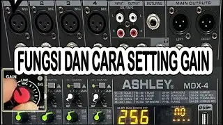 Fungsi GAIN dan Cara Menyetingnya