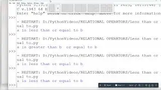 Python less than or equal operator