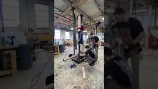 Как согнуть бревно или брус? #дача #стройка #дом