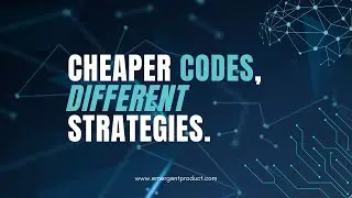 Cheaper Code Requires Different Strategies