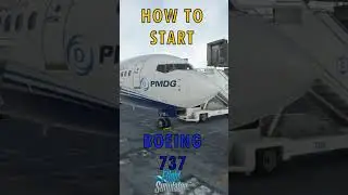 How to start a Boeing 737 #shorts