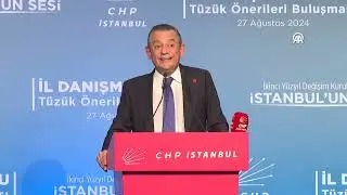 CHP Genel Başkanı Özel, partisinin İstanbul İl Danışma Kurulu Toplantısı'nda konuştu