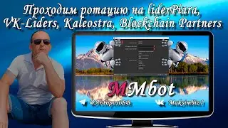 Проходим ротацию на liderPiara, VK-Liders, Kaleostra, Blockchain Partners программой MMBot