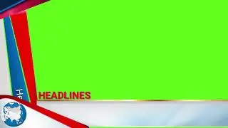 Headlines CGs and Elements. Green Screen. Free use.