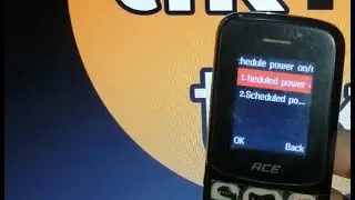 how to schedule auto power on in itel ace 2n mobile