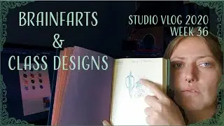 Brainfarts, designing dnd class icons and general rambling //  studio vlog 2020 // week 35