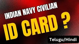 Importance of Indian Navy civilian ID CARD #job #indiannavyexam #navyjobs