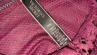 Flushing Victoria's Secret panties