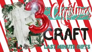 3 Money saving Christmas GIFTS/Decor Idea's | Last minute Christmas