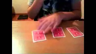 обучение фокусу 3 карты монте (легендарныйй вариант)