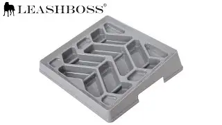 Leashboss Flat Face Feeder - Slow Feed Bowl for Short Snouts