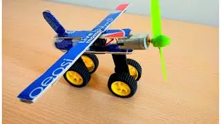 Make an Amazing Mini Airplane with Pepsi cans and Ice Cream Stick
