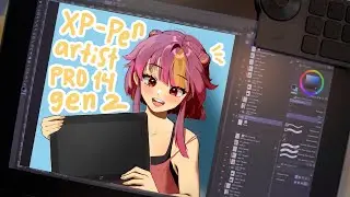 This display tablet comes w/ a remote! [XPPen Artist Pro 14 (Gen 2) First Impression/Review]