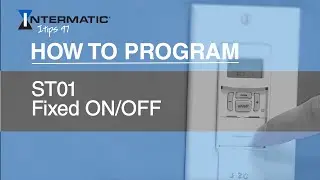 How to Program the ST01 Fixed ON/OFF Event