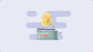 INKSCAPE / Gramophone Flat Design