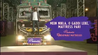 Trying to Crush the Wakefit Ortho Plus Mattress With a 50-Ton Truck #TheUnbelievableMattress