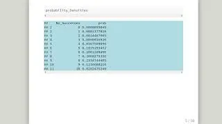Binomial Probability Distribution - Worked Example with R