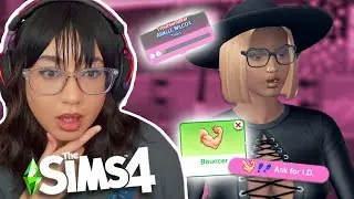 Trying to be a Bouncer in The Sims 4 for a night with this mod
