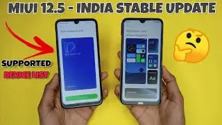 MIUI 12.5 India Stable Update | Supported Device List | MIUI 12.5 Features..