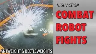 Antweight Battlebots & Beetleweight Combat Robot Fight: Action packed battlebot fights