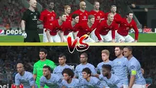 PES 2017: Manchester United 00/01 vs Manchester City 17/18 1st leg (Premier League Champions Cup)