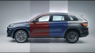 SKODA KODIAQ 2021 FACELIFT TEASER. Тизер обновленного Шкода Кодиак.