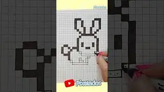 🐇🐰DIBUJO DE CONEJO PIXEL ART - PIXELADOS