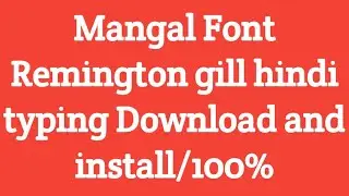 Mangal font emington install kese karen #mangalfont #remington #howto #viral #shorts
