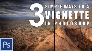 How to Create a Dark Vignette in Photoshop | Photoshop Quick Tip