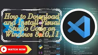 How to Download and Install Visual Studio Code on Windows 8,10,11 || Bangla tutorial #vscode #editor