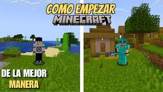 ✅Como Sobrevivir correctamente tú PRIMERA NOCHE en Minecraft