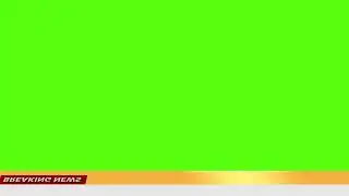 Green screen l LOWER THIRD BREAKING NEWS+SCROLL GREEN SCREEN