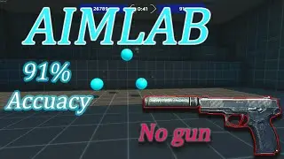Gridshot: Less speed, More accuracy (AimLab no gun)