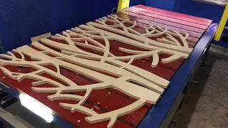 Декор из фанеры на ЧПУ.CNC plywood milling.