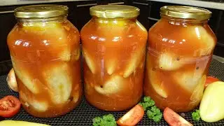 Перец, фаршированный овощами, на зиму