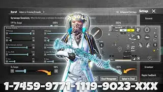 NEW UPDATE 3.9🔥BEST SENSITIVITY CODE + CONTROL SETTINGS BGMI/PUBG MOBILE