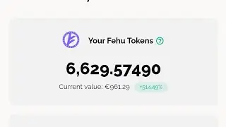 HOW TO GET €1 FEHU TOKEN DAILY FOR FREE.