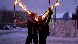 Slackline and Fire Show | Spectacle de feu | Slackline Events