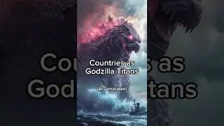 Ai Draws Countries as Godzilla Titans!