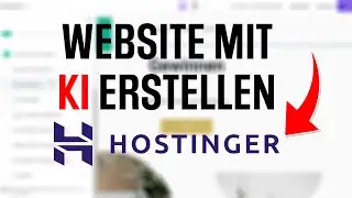 Eigene WEBSITE mit KI erstellen (lassen) - Hostinger Tutorial