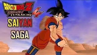 The Saiyan Saga - Z Budokai Tenkaichi 4 | All Cutscenes 4K 60FPS