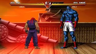 EVIL RYU vs EVIL SAGAT - Street Fighter Final Boss | DEATH BATTLE‼️